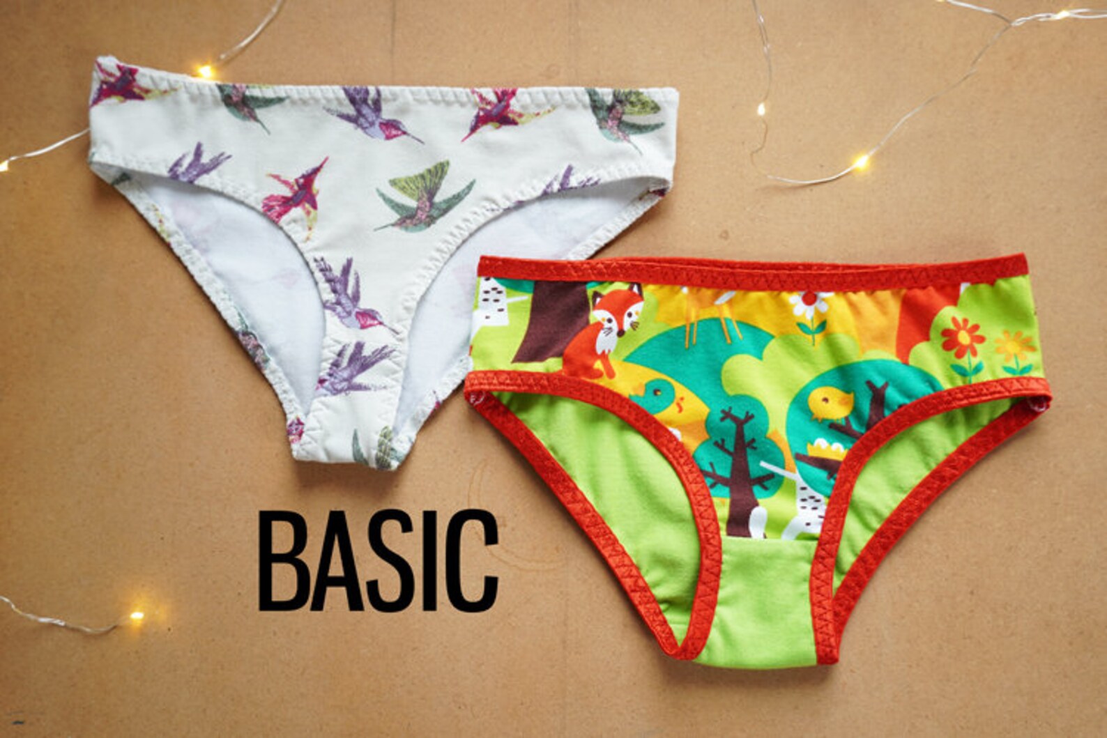 Sewing pattern Childrens panties BASIC Slim and Classic Etsy