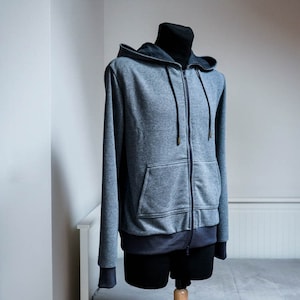 PDF Sewing pattern – Men’s zipper hoodie MY BOY (sizes 44–66)