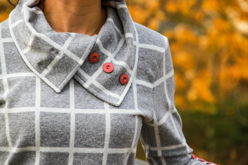 PDF Sewing pattern - Women's autumn/winter dress LUCKY YOU (sizes 32–60) image 6
