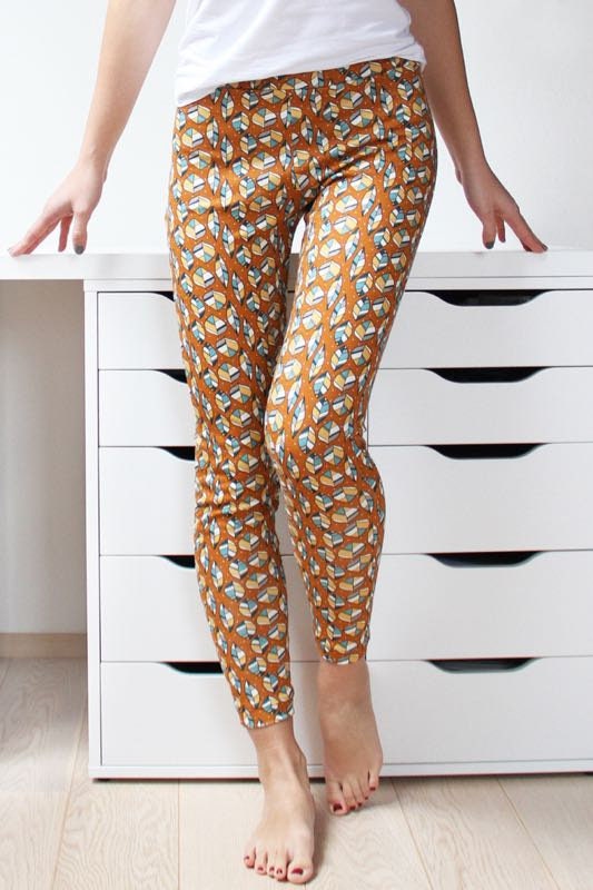 Sewing pattern Womens leggings BASIC two variants sizes Etsy