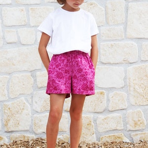 PDF Sewing pattern - Children's short shorts / Bermuda shorts HAWAII (2in1, sizes 80–176)