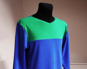 PDF Sewing pattern - Men's V-neck sweatshirt WEEKEND (sizes 44–66)