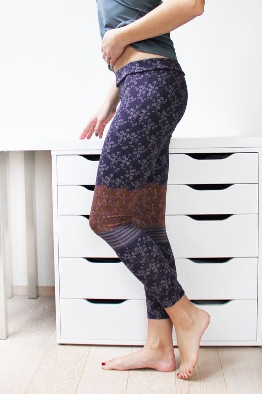 Sewing pattern Womens leggings BASIC two variants sizes Etsy