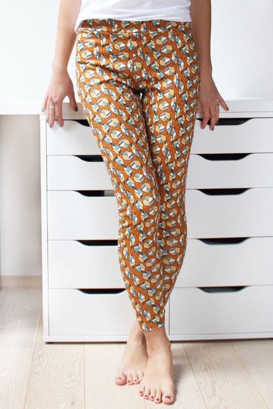 Sewing pattern Womens leggings BASIC two variants sizes Etsy