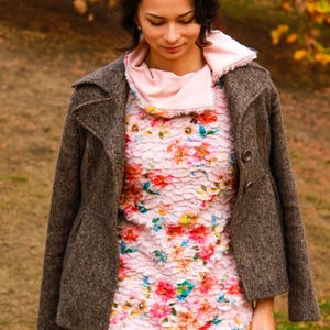 PDF Sewing pattern - Women's autumn/winter dress LUCKY YOU (sizes 32–60) image 8