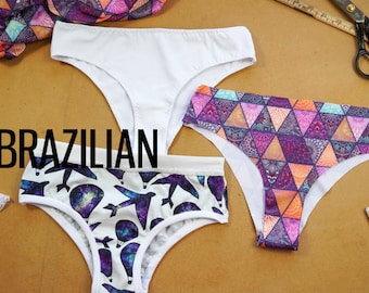 PDF Sewing pattern – Women’s panties BRAZILIAN (sizes 32–60)