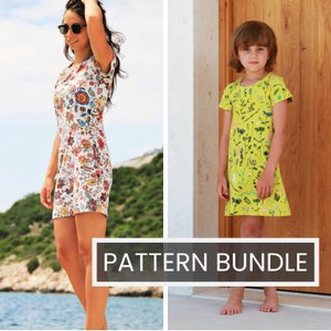 PDF Sewing pattern set - Women’s and children’s dress BASIC