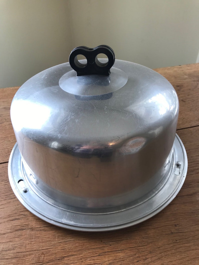 Vintage Aluminum Cake Carrier Regal Aluminum Cake Saver Etsy