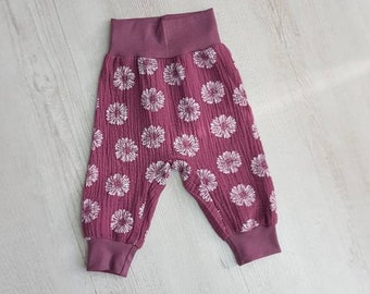 Kleding Unisex kinderkleding Unisex babykleding Broek baby & Peuter Harem Pant // Mousseline Katoen Peuter Jongen en Meisje Broek// Gaas katoenen broek // Casual baggy broek //Zomer broek // Made in USA 