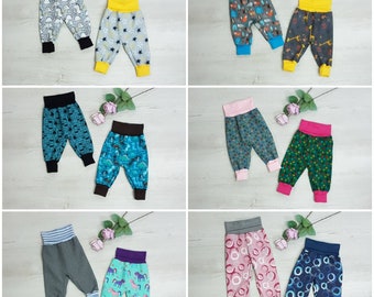 Handmade softshell pants / digging pants / mud pants / bloomers / outdoor pants with a large selection of fabrics