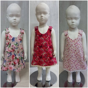 Apron dress / dress / hanging rendite/ tunic with large selection of fabrics size 62 to 104