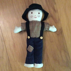 Customized 10” Doll, Farmer Doll (see item details below)