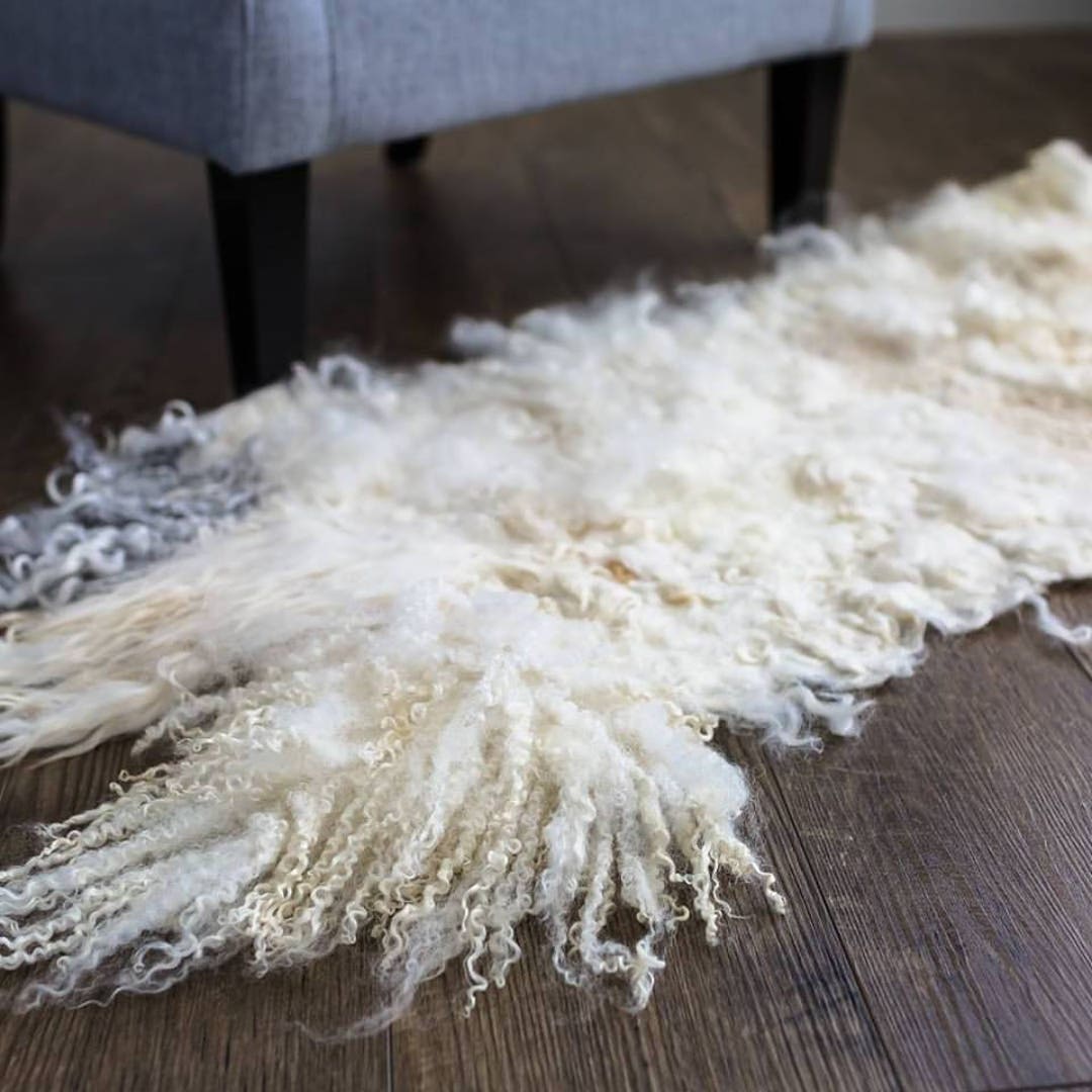 WILD & WOOLY Artisian Rug / Felted Rug / Eco Rug / Felted Throw ...