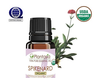 Spikenard Certified Organic Essential Oil 100% Pure Natural Therapeutic Grade from Nepal by Planet Plantasia