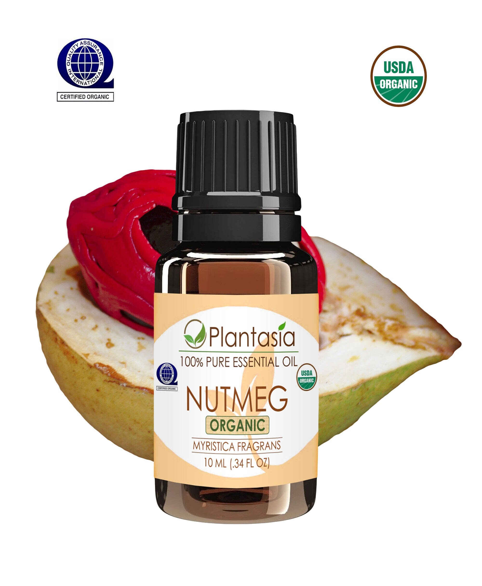 Nutmeg Essential Oil Wildcrafted Myristica Fragrans Indonesia Sweet Warm  Musky Holiday Seasonal Perfumery Blend Masculine Scents 