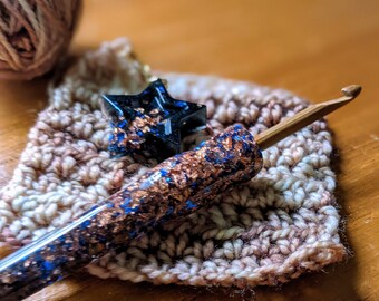 Copper /& Green Crochet Hooks