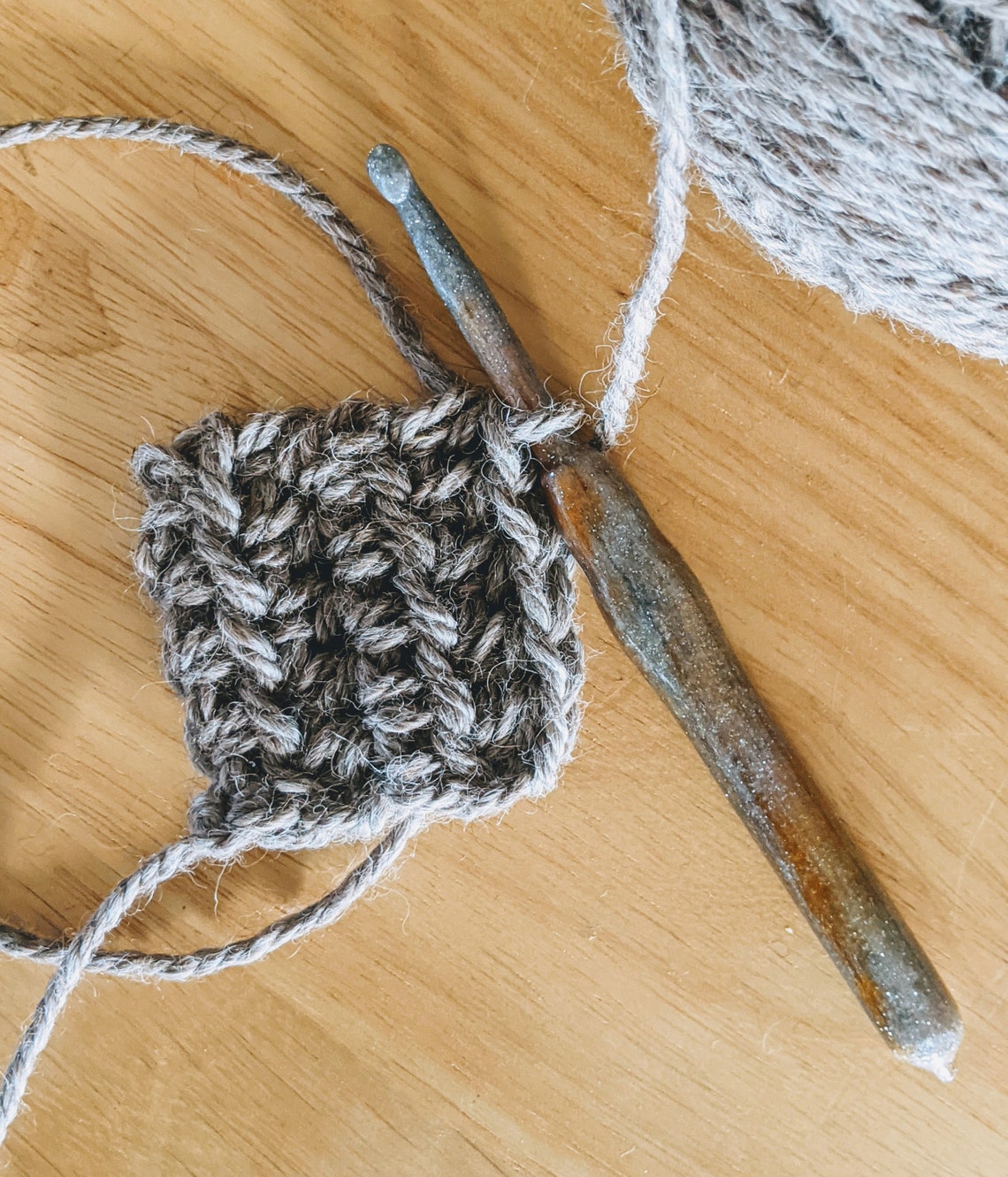Resin crochet hook in Ember size K Etsy