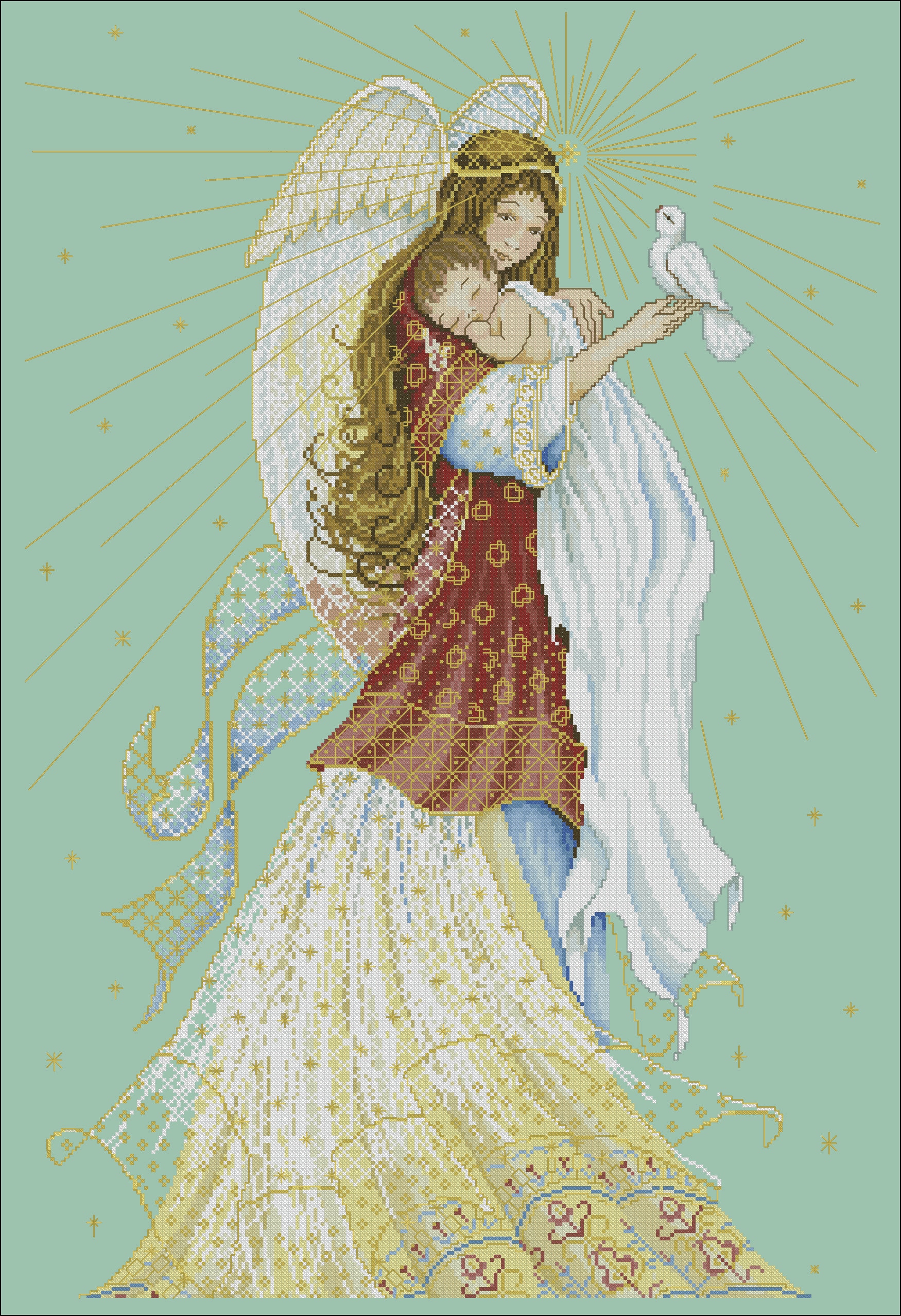 Guardian angel chart - Etsy.de