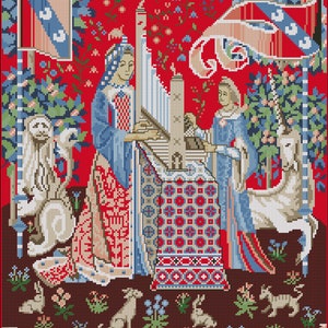 Sense of hearing Cross stitch chart PDF digital pattern