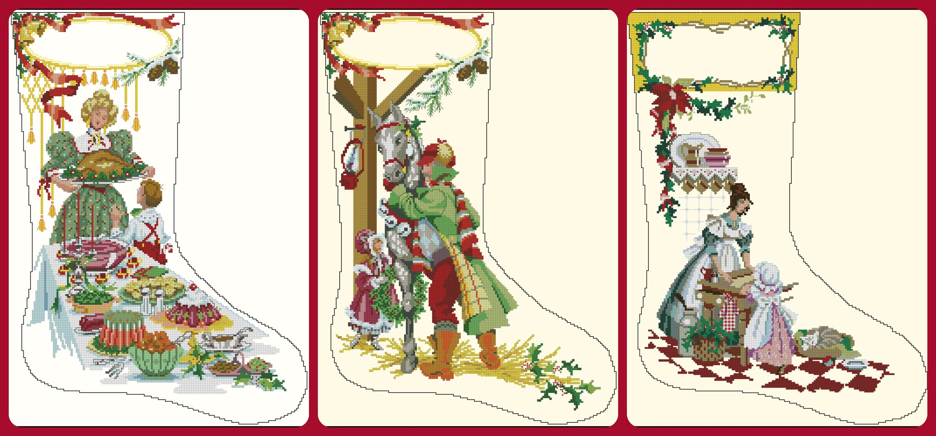 Cross Stitch Kit Christmas Stocking -  Singapore