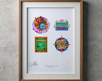 Joke Shop Potion Labels Art Print