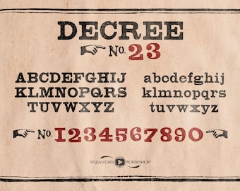 Decree No. 23 Font!