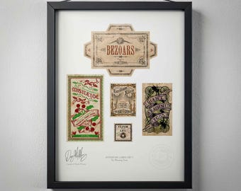 Wizarding Trunk Apothecary Labels (Set 1)