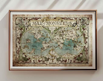 Map of Monsters (NEW Version)
