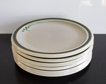 ornerx 4PCS Ceramics Appetizer Plates Colorful Dot Dessert Plates