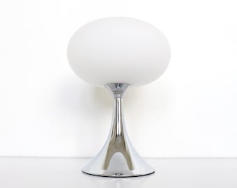 Vintage mushroom donut table lamp