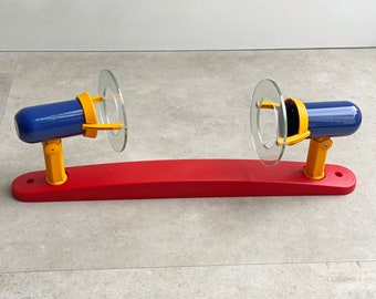 Memphis spot ceiling lamp - primary colors, Massive, 1980s