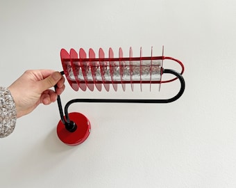 ヴィンテージ80年代、テーブルランプ、ピンクセラミック、ピンクと