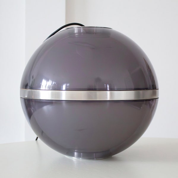 Space age acrylic globe hanging lamp by Dijkstra