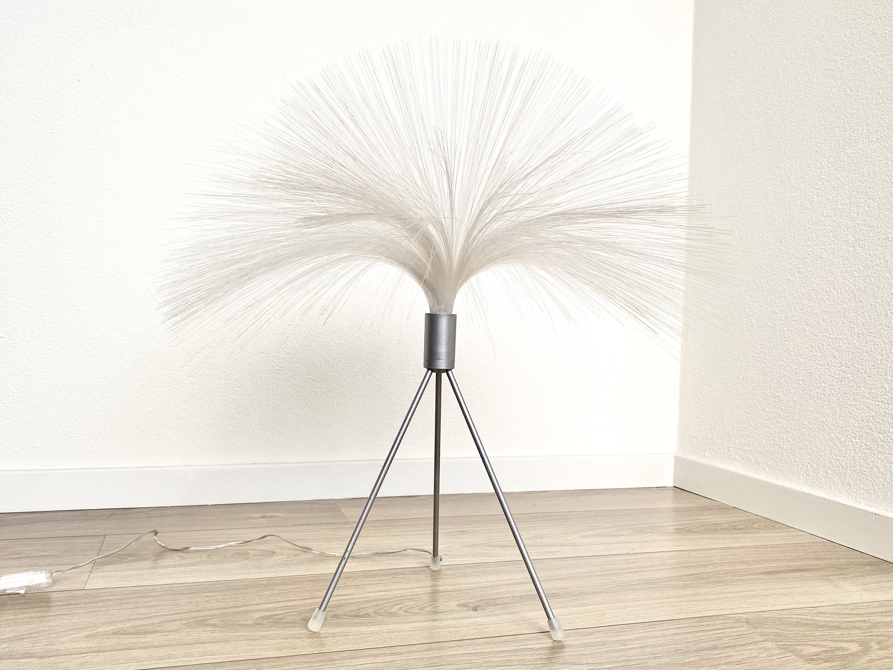 Vintage Fiber optic UFO table lamp Retro 90s lighting Etsy