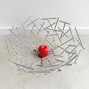XXL wire metal fruit bowl / basket