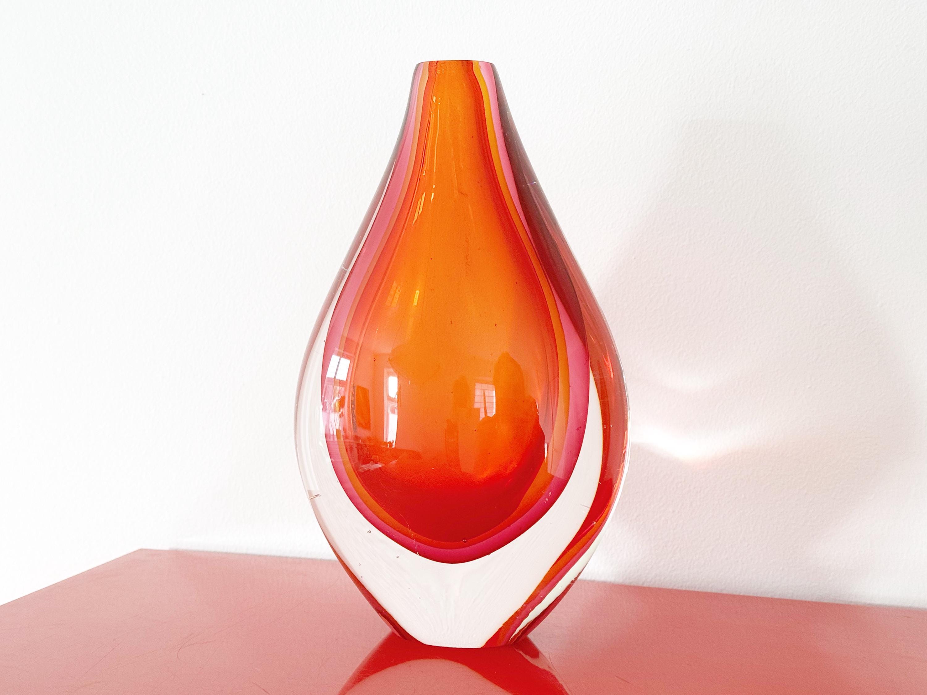 Murano sommerso vase - Etsy 日本