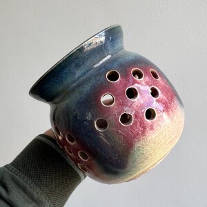 Färgglad vintage studio keramik keramisk doftvaxbrännare