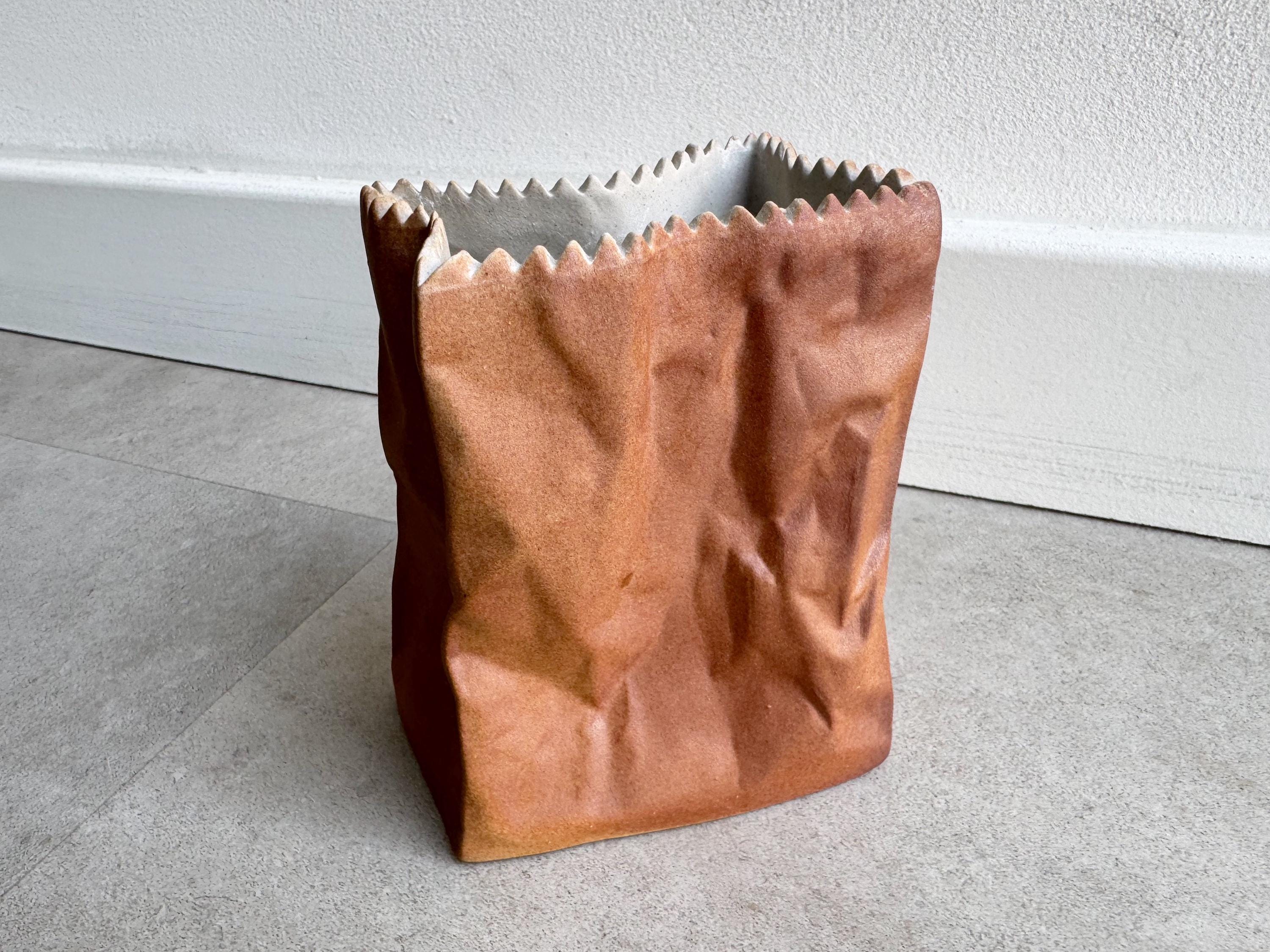 Vintage 70s Rosenthal Paper Bag Vase Tapio Wirkkala - Etsy