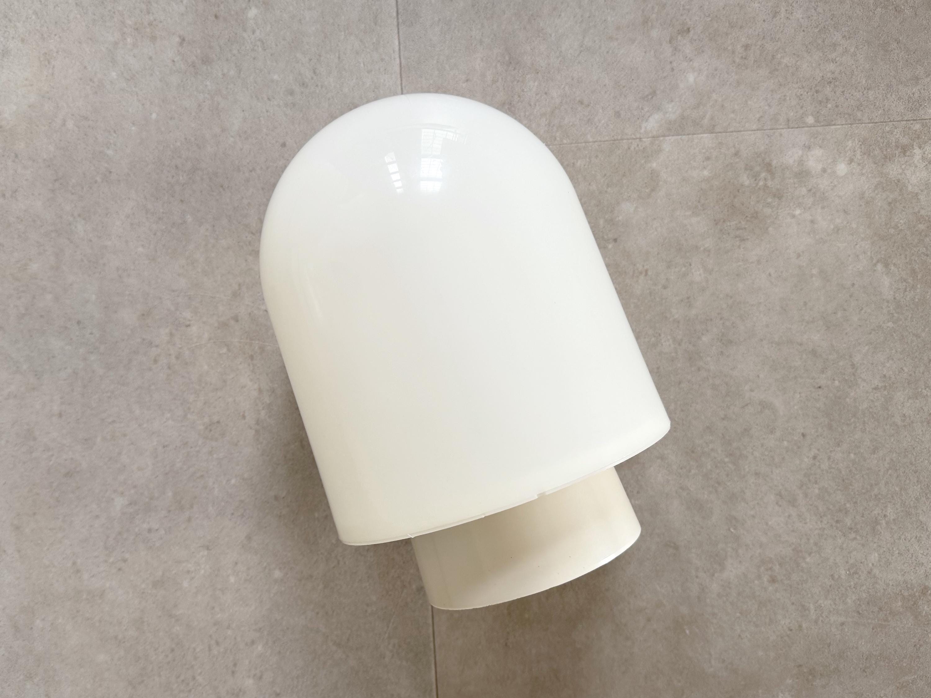 Vintage plastic dome ceiling lamp