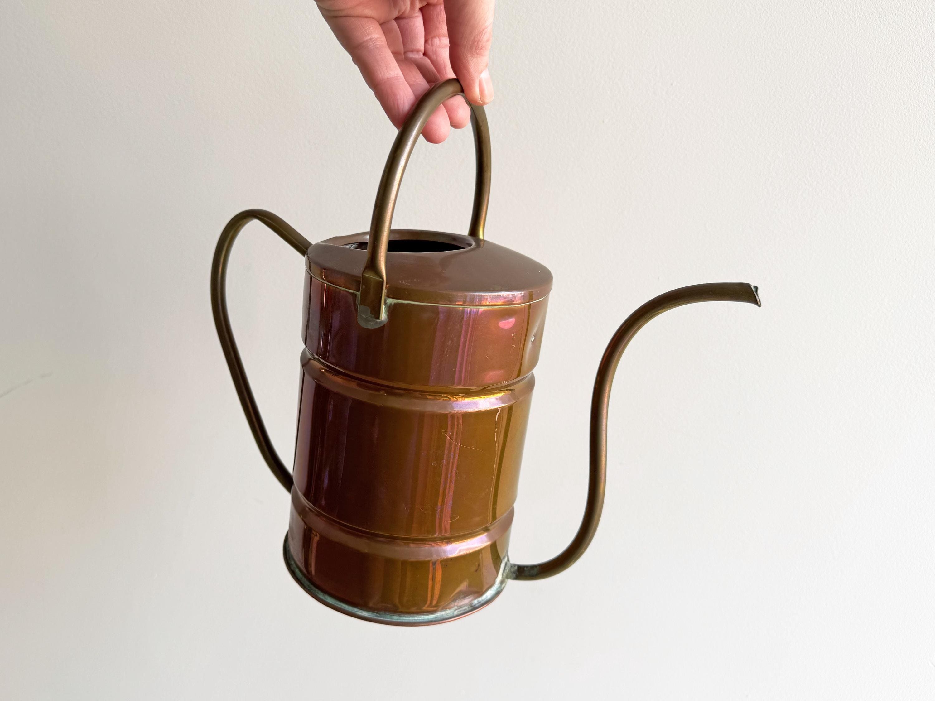 Handgemaakte Koperen Gieter – Gemaakt In Italië – 32 X 26 X 13 Cm – Authentiek Ambacht