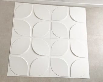 Picture of Set of 4 Space Age Wall Panels 1x1 Meter Total, Vintage Wall Decor - Etsy
