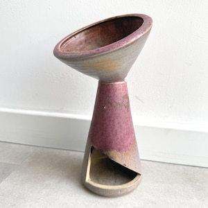 Large vintage studio ceramic scent wax burner