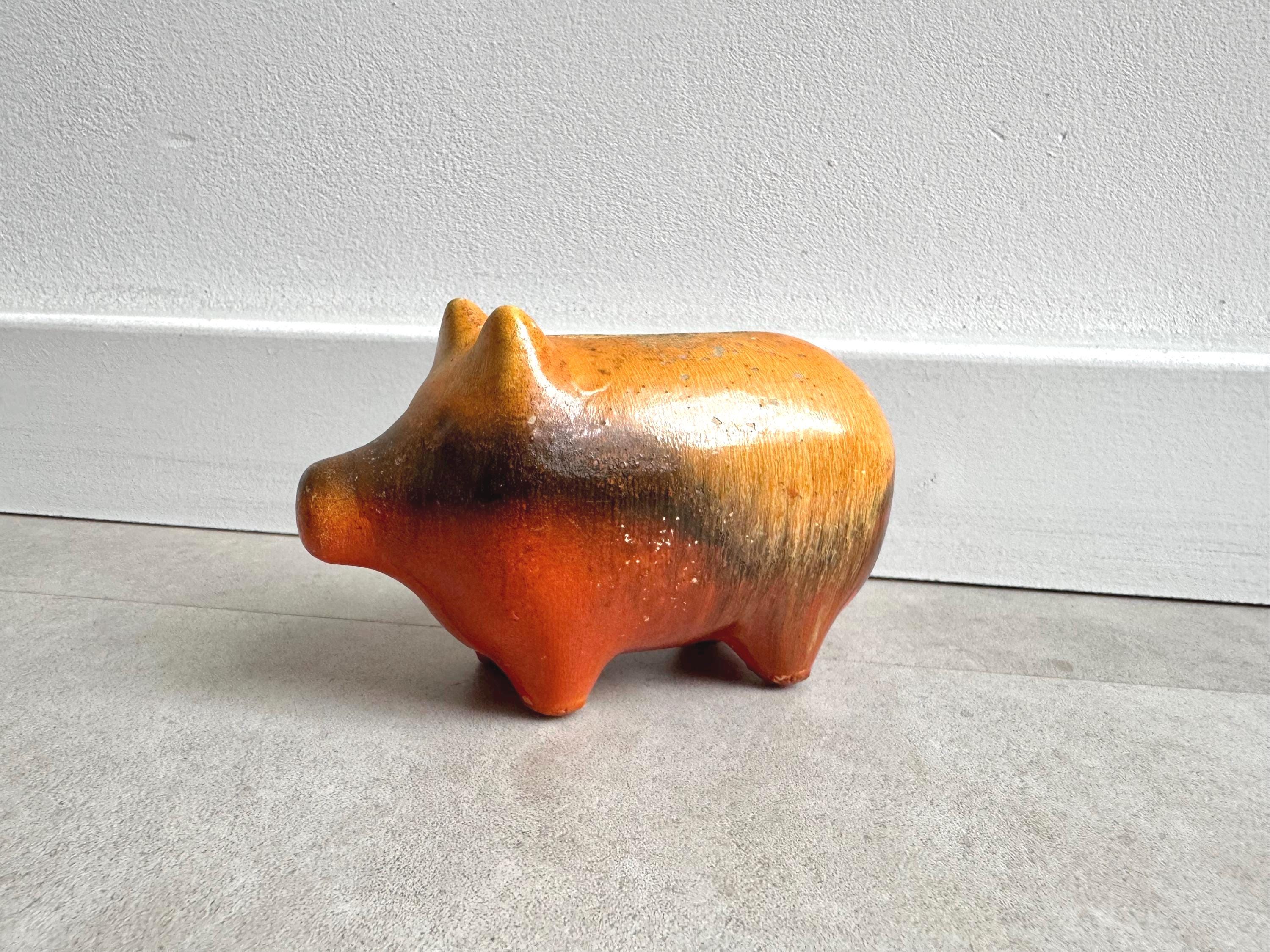 真鍮製貯金箱 1920年代 銀行ノベルティー フランス Novelty piggy bank