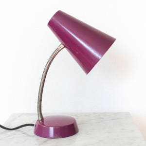 purple desk light