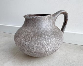 Vintage German ceramic pitcher vase
