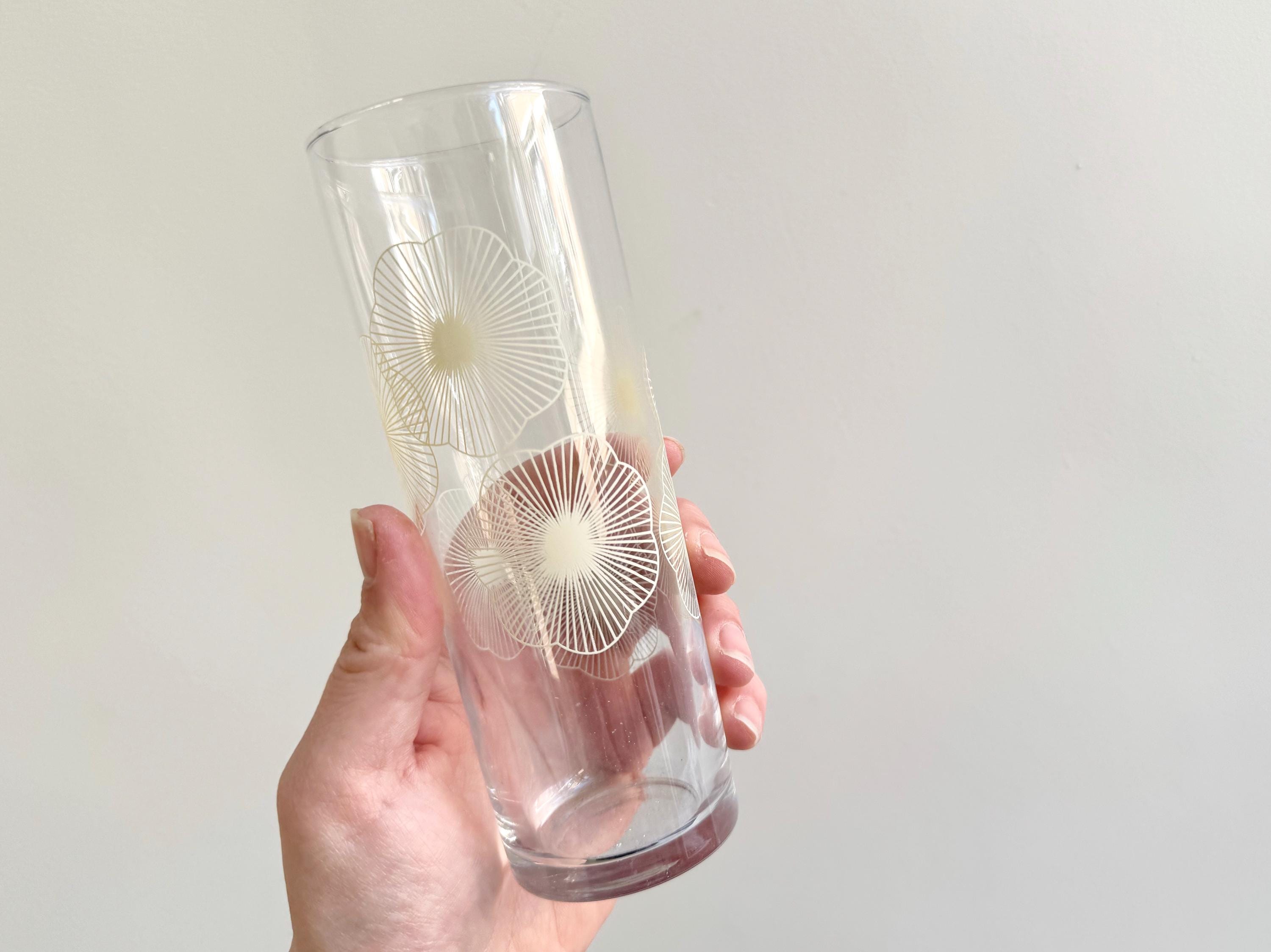 ヴィンテージロングドリンクグラス3個セット - Etsy 日本