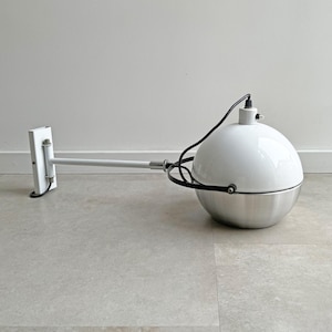 Large vintage Dijkstra telescope eyeball wall lamp