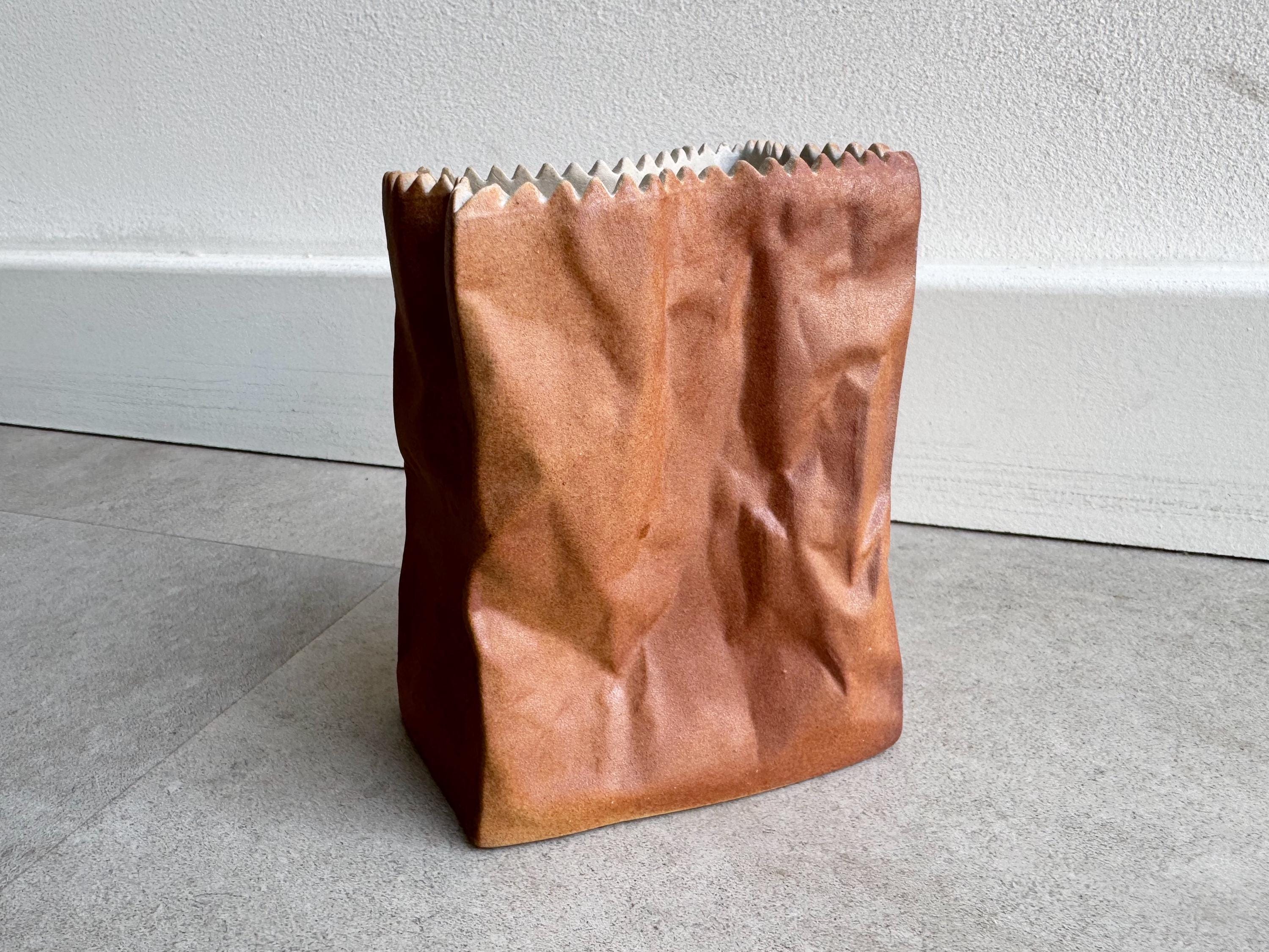 Vintage 70s Rosenthal Paper Bag Vase Tapio Wirkkala - Etsy