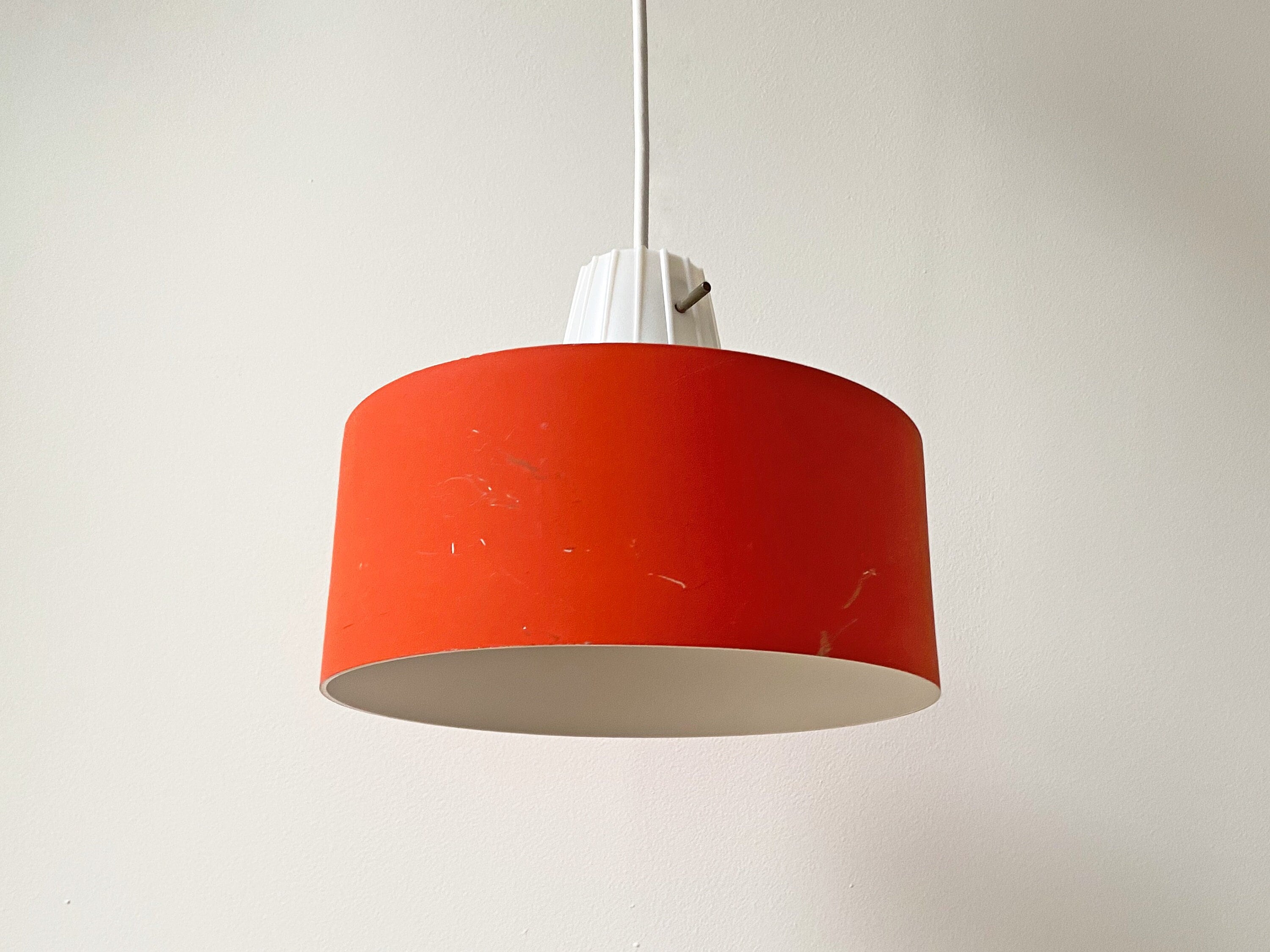 70s hanging lamp orange - Etsy 日本