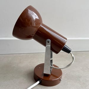 lampe spot murale vintage marron